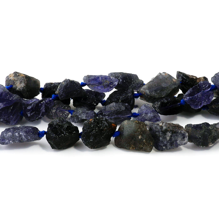 Iolite 11-15mm Nugget - 15-16 Inch