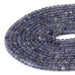 This is a Dakota Stones 4mm Iolite Gemstone strand with natural A grade table-cut cube beads in 15-16 inch strand.