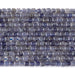 This is a Dakota Stones 4mm Iolite Gemstone strand with natural A grade table-cut cube beads in 15-16 inch strand.