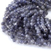 This is a Dakota Stones 4mm Iolite Gemstone strand with AA grade faceted round beads in 15-16 inch strand.