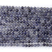 This is a Dakota Stones 4mm Iolite Gemstone strand with AA grade faceted round beads in 15-16 inch strand.