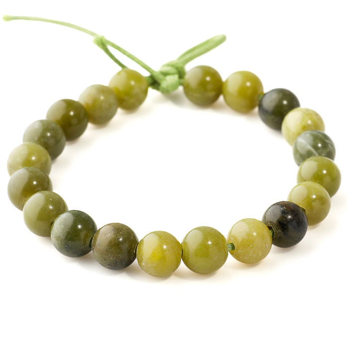 BC Jade 10mm Round - Large Hole Beads