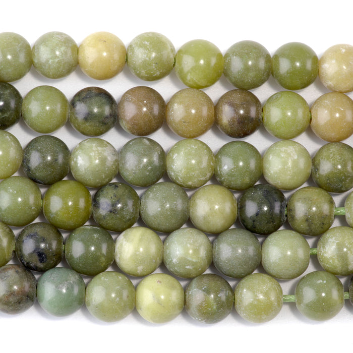 BC Jade 10mm Round - Large Hole Beads