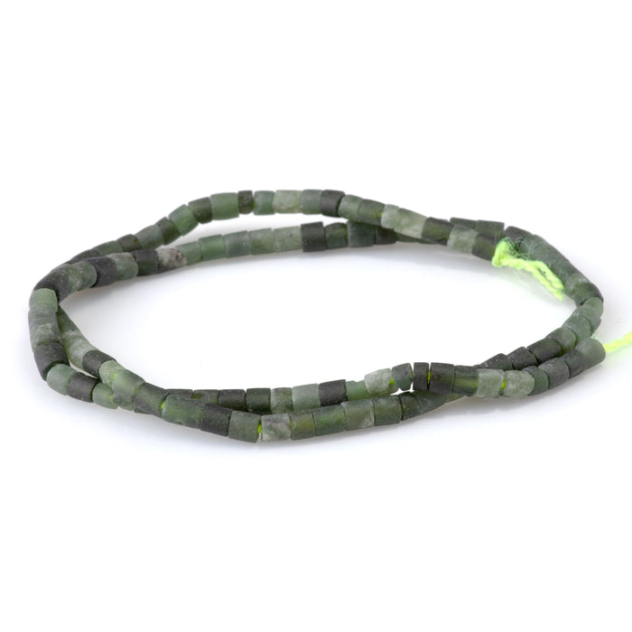 Nephrite Jade 3x3-5mm Irregular Heishi Bead - 12-13 Inch
