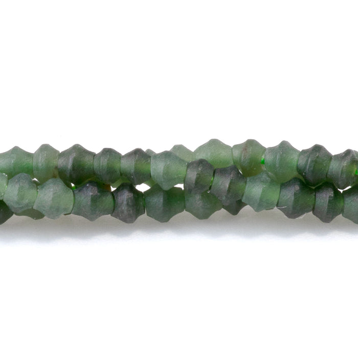 Nephrite Jade 3mm Irregular Saucer Bead - 13-14 Inch