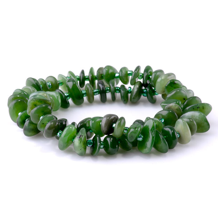 Canadian Jade 5x8mm Chip - 15-16 Inch