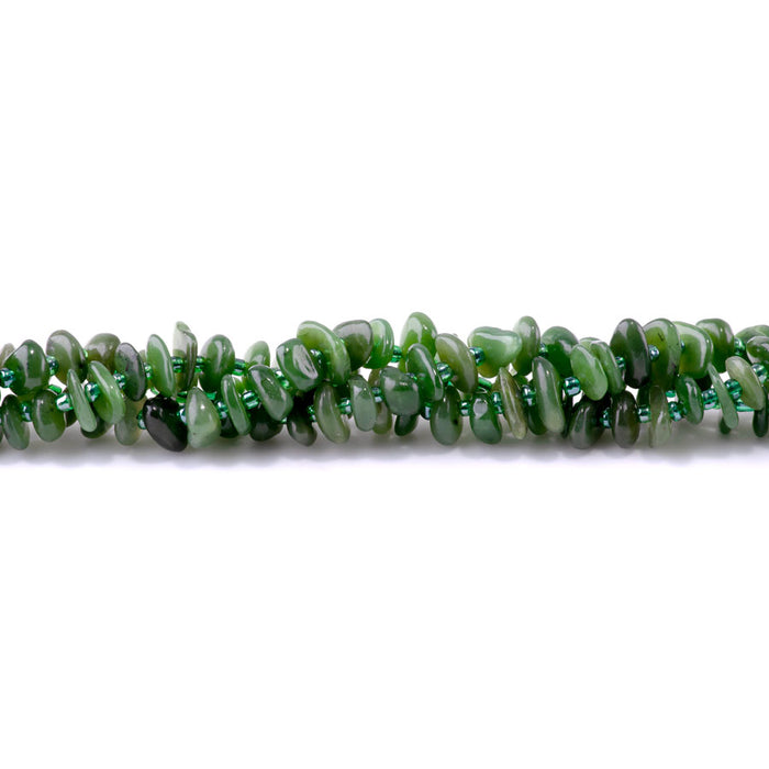 Canadian Jade 5x8mm Chip - 15-16 Inch