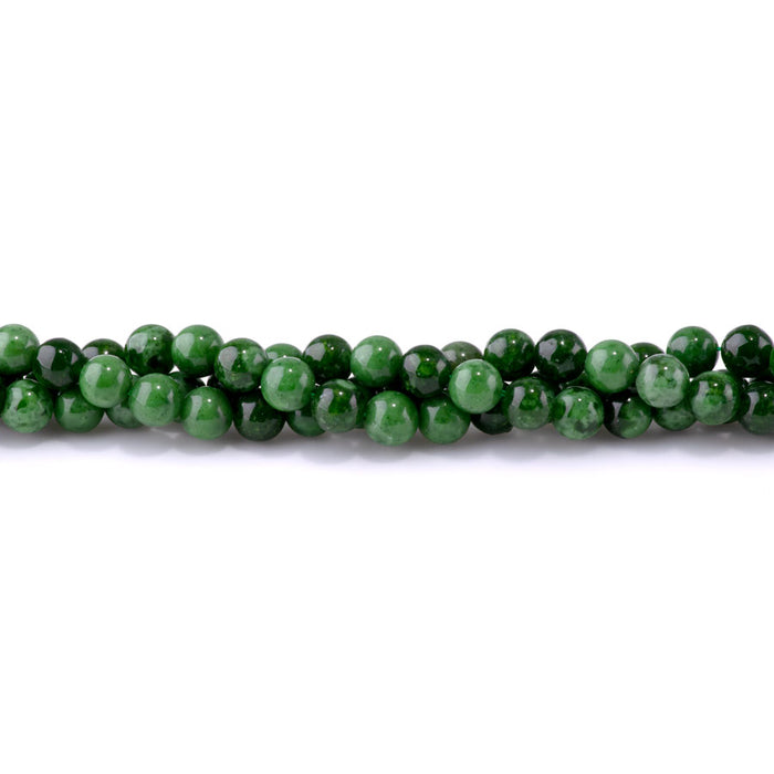 Siberian Jade 8mm Round - 15-16 Inch