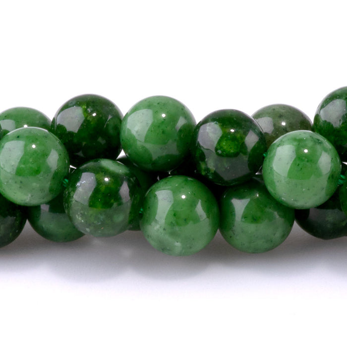 Siberian Jade 8mm Round - 15-16 Inch