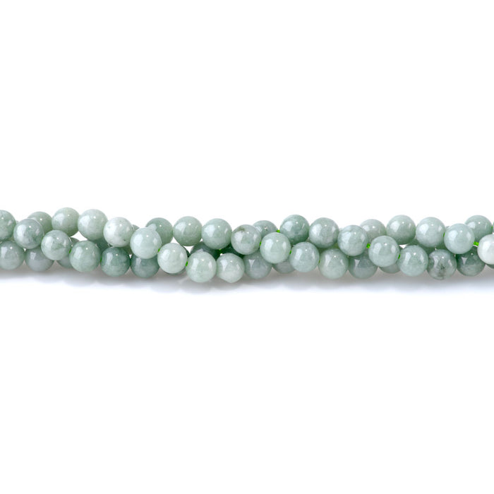 Jadeite 6mm Round - 15-16 Inch