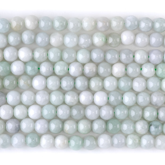 Jadeite 6mm Round A Grade - 15-16 Inch