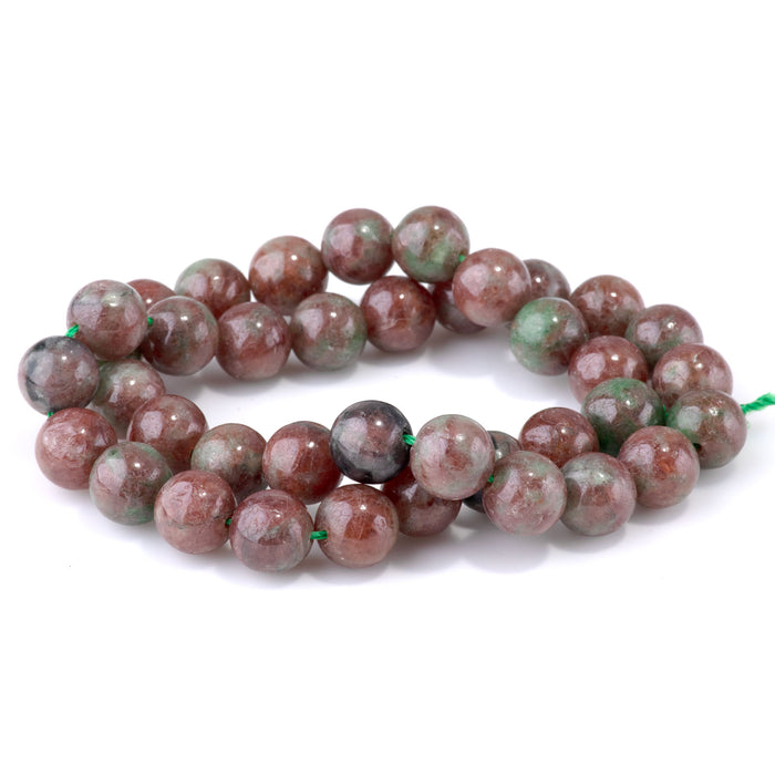Kashgar Garnet 10mm Round - 15-16 Inch