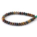 This is a Dakota Stones 5x8mm Kabamby Ocean Jasper Large Hole Gemstone strand with faceted rondelle beads in 8 inch strand.