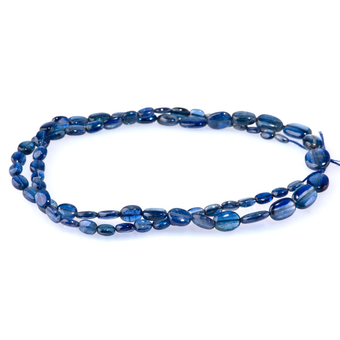 Kyanite 3x5-6x10mm Graduated Oval - 15-16 Inch