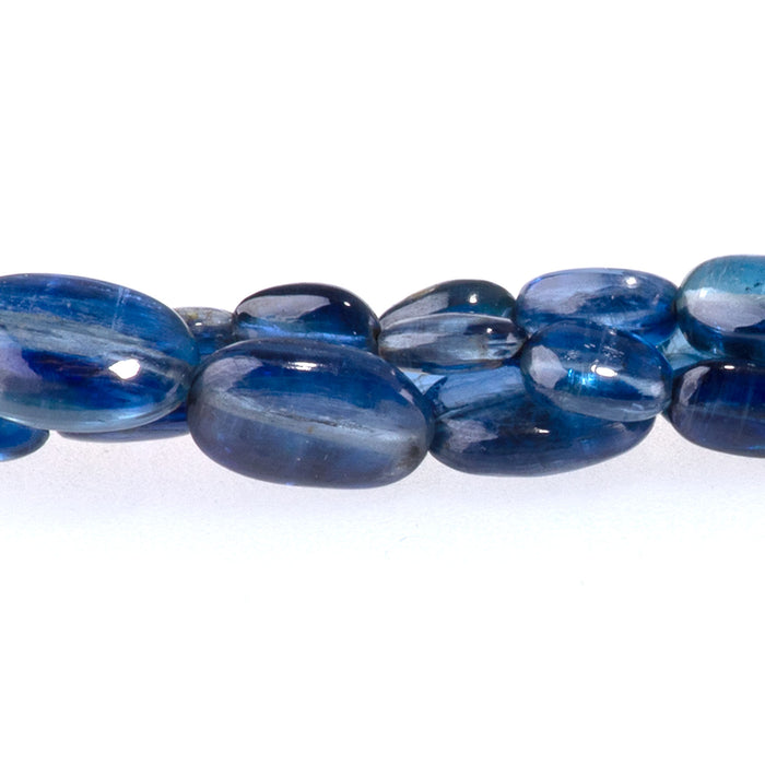 Kyanite 3x5-6x10mm Graduated Oval - 15-16 Inch