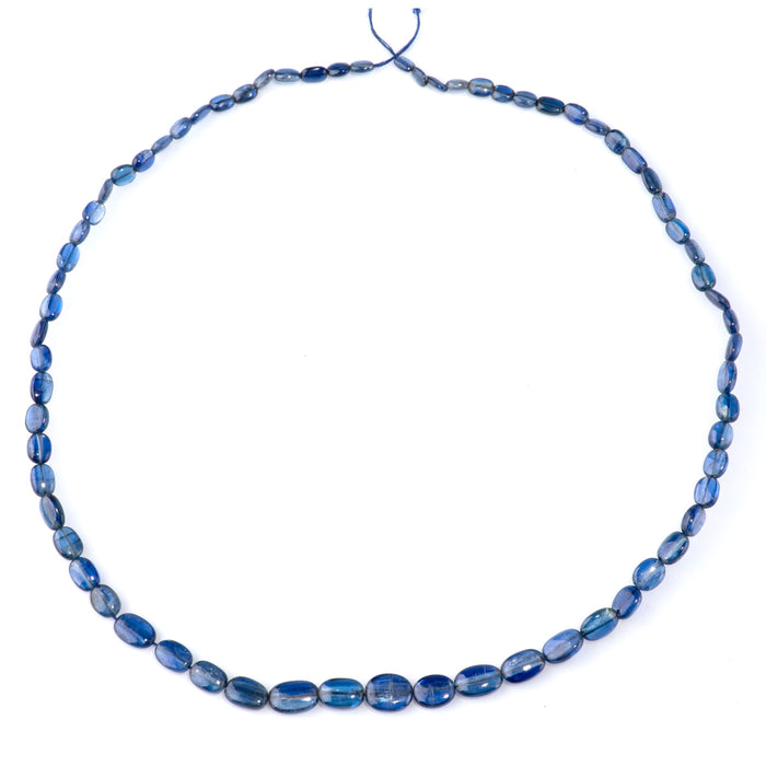 Kyanite 3x5-6x10mm Graduated Oval - 15-16 Inch
