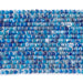 This is a Dakota Stones 3mm Blue Kyanite Gemstone strand with A grade table-cut cube beads in 15-16 inch strand.