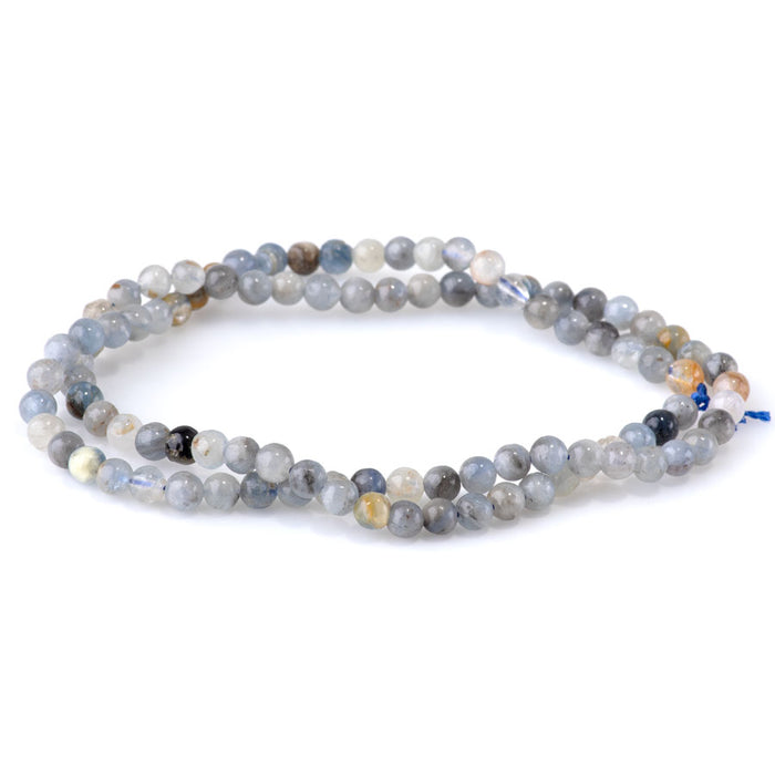 Kyanite Multi 4mm Round - 15-16 Inch