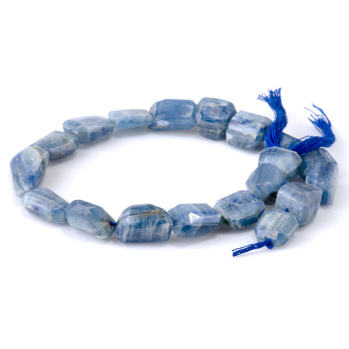 Blue Kyanite 7-10x10-20mm Nugget Freeform - 15-16 Inch