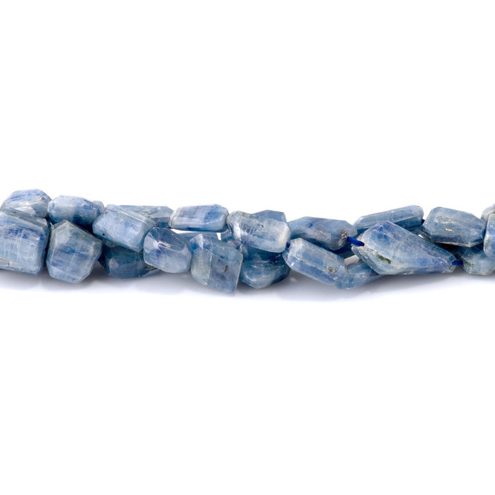 Blue Kyanite 7-10x10-20mm Nugget Freeform - 15-16 Inch