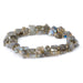This is a Dakota Stones 10x8mm Labradorite Butterfly Gemstone strand with A grade faceted beads in 15-16 inch strand.