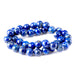 This is a Dakota Stones 10mm Lapis Gemstone strand with round beads in 15-16 inch strand.