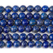 This is a Dakota Stones 10mm Lapis Gemstone strand with round beads in 15-16 inch strand.
