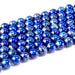 This is a Dakota Stones 10mm Lapis Gemstone strand with round beads in 15-16 inch strand.