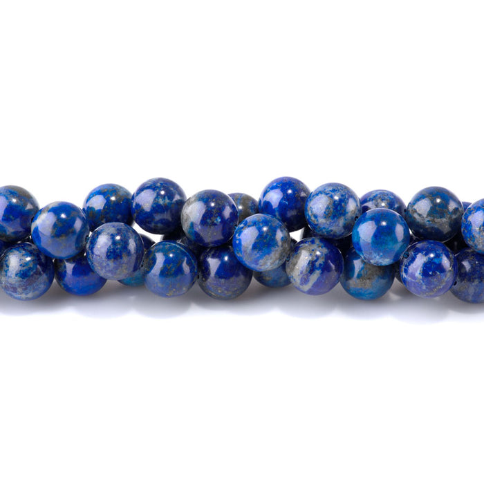 Lapis 12mm Round A Grade - 15-16 Inch