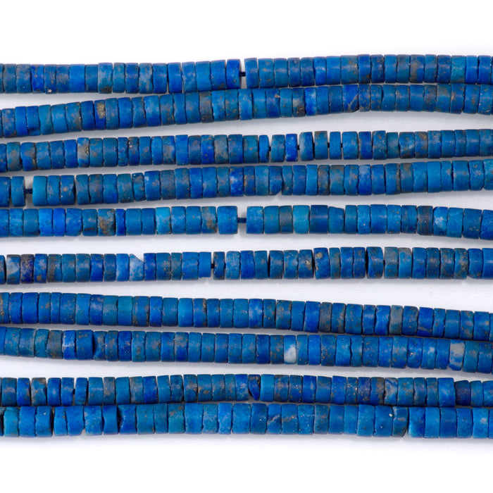 Lapis 2-3x4-5mm Irregular Heishi Bead - 15-16 Inch