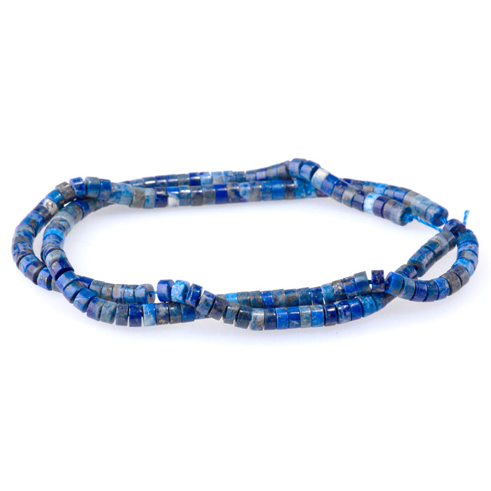 Lapis 2x4mm Heishi - 15-16 Inch
