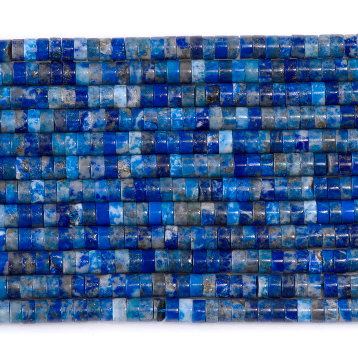 Lapis 2x4mm Heishi - 15-16 Inch