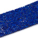 This is a Dakota Stones 3mm Lapis Gemstone strand with AAA grade table-cut cube beads in 15-16 inch strand.