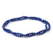 This is a Dakota Stones 3mm Lapis Gemstone strand with round beads in 15-16 inch strand.