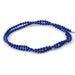 This is a Dakota Stones 3mm Lapis Gemstone strand with AAA grade round beads in 15-16 inch strand.