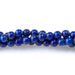 This is a Dakota Stones 3mm Lapis Gemstone strand with AAA grade round beads in 15-16 inch strand.