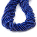 This is a Dakota Stones 3mm Lapis Gemstone strand with AAA grade faceted round beads in 15-16 inch strand.
