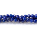 This is a Dakota Stones 3mm Lapis Gemstone strand with AAA grade faceted round beads in 15-16 inch strand.