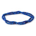 This is a Dakota Stones 3x4mm Lapis Gemstone strand with AAA grade faceted rondelle beads in 15-16 inch strand.