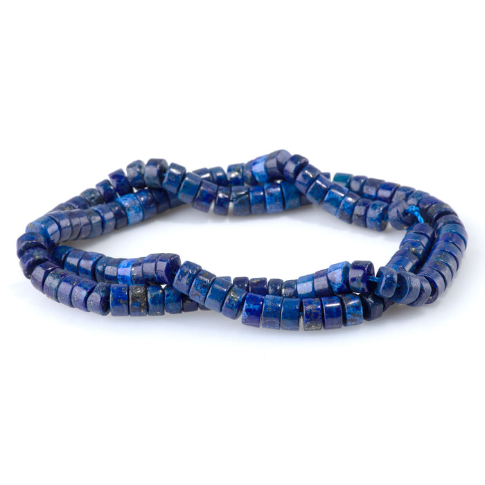 Lapis 3x6mm Heishi - 15-16 Inch