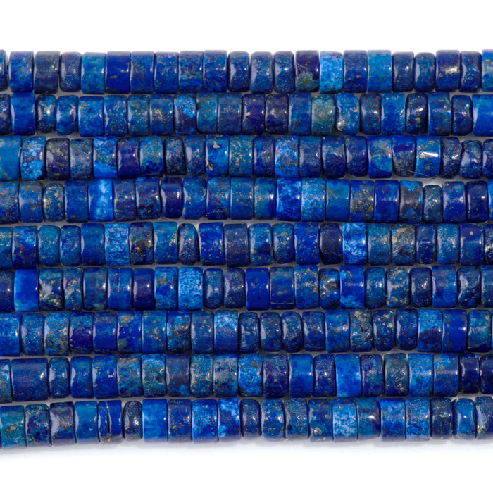 Lapis 3x6mm Heishi - 15-16 Inch