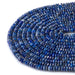 This is a Dakota Stones 3x6mm Lapis Gemstone strand with faceted rondelle beads in 15-16 inch strand.