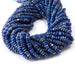 This is a Dakota Stones 3x6mm Lapis Gemstone strand with faceted rondelle beads in 15-16 inch strand.