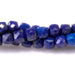 This is a Dakota Stones 4mm Lapis Gemstone strand with AAA grade faceted cube beads in 15-16 inch strand.