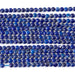 This is a Dakota Stones 4mm Lapis Gemstone strand with A grade faceted coin beads in 15-16 inch strand.