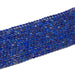 This is a Dakota Stones 4mm Lapis Gemstone strand with A grade faceted coin beads in 15-16 inch strand.