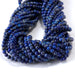 This is a Dakota Stones 4mm Lapis Gemstone strand with round beads.