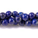 This is a Dakota Stones 4mm Lapis Gemstone strand with AAA grade round beads in 15-16 inch strand.