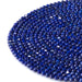 This is a Dakota Stones 4mm Lapis Gemstone strand with AAA grade faceted round beads in 15-16 inch strand.