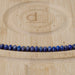 This is a Dakota Stones 4x6mm Lapis Gemstone strand with faceted rondelle beads in 15-16 inch strand.